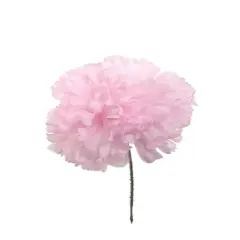 5" Artificial Pink Silk Carnation Picks - 100-Pack, 4.25" Blooms, Floral Decor - Perfect for Crafting, Arrangements - Versatile Year-Round Use, Floral Home by Artificial Flowers