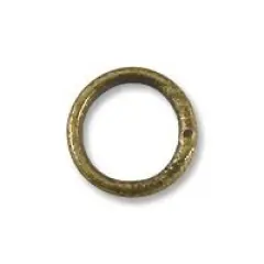 JewelrySupply Jump Ring - Closed 6mm Antique Brass Plated (5-Pcs)