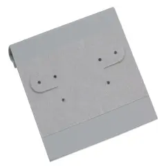 Hanging Earring Card - Grey Flock 2x2 (Package of 100)