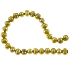 Freshwater Potato Pearl Verde Gold 5-6mm (16" Strand)