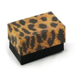 Leopard Print Jewelry Box #21 (Package of 100)