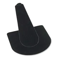 Black Ring Finger Jewelry Display - U Shape Base