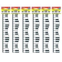 Musical Keyboard Terrific Trimmers&reg;, 39 Feet Per Pack, 6 Packs