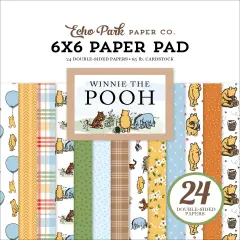 Echo Park Double-Sided Paper Pad 6"X6" 24/Pkg-Winnie The Pooh