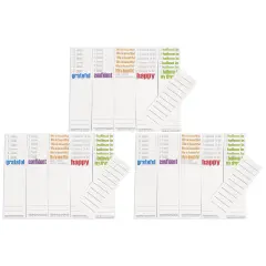 Page Keepers Bookmarks, Confidence Booster Set, 30 Per Set, 3 Sets