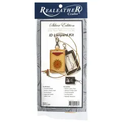 Realeather(R) Crafts Silver Edition ID Lanyard Kit