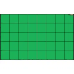 Wonder League Robotics Competition Green Screen Mat, 150cm x 240cm with 30cm Grid