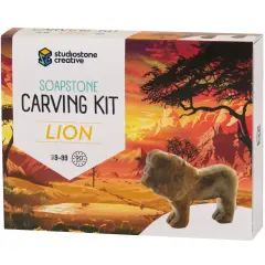 Mothers Day Gift - Lion Soapstone Carving Kit