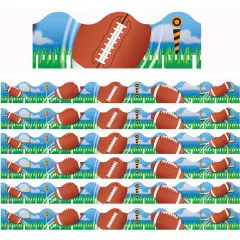 Football Deco Trim&reg;, 37 Feet Per Pack, 6 Packs