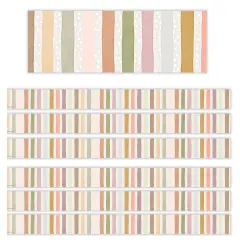 Terrazzo Tones Stripes Straight Border Trim, 35 Feet Per Pack, 6 Packs