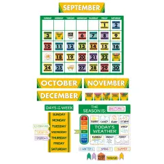 Crayola&reg; Calendar Bulletin Board Set