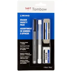 Tombow MONO Eraser Variety Pack-For Ink & Pencil
