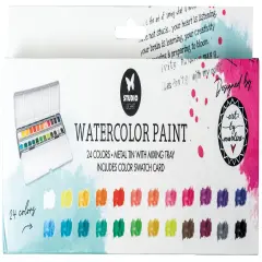 Studio Light Essentials Watercolor Paint 24/Pkg-Nr.02