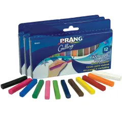 Pastello&trade; Chalk Pastel, 12 Per Pack, 3 Packs