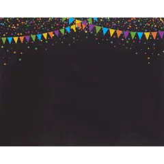 Premium Pennant Poster Board, Black, 22" x 28", 25 Sheets