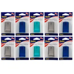 Crayon & Pencil 2-Hole Canister Sharpener, Pack of 10