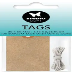 Studio Light Consumables Tags 10/Pkg-Nr. 02, Small