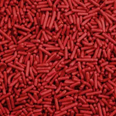 Krazy Sprinkles - Red Jimmies (1/2 Cup, 1x Jar) for Cakes, Ice Cream & Cookies