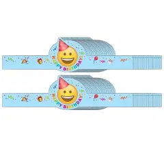Emotion Icon Fun Happy Birthday Crown, 30 Per Pack, 2 Packs