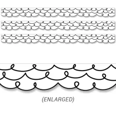 Core D&eacute;cor Loop-De-Loop Border EZ Border, 48 Feet Per Pack, 3 Packs