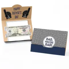 Big Dot of Happiness My Dad is Rad - Father's Day Money and Gift Card Holders - Set of 8