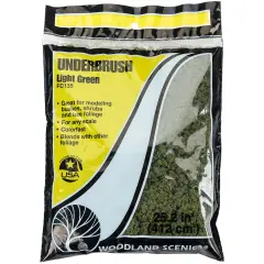 Woodland Scenics Underbrush Ground Cover-Light Green