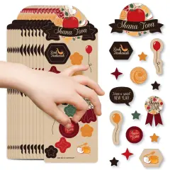 Big Dot of Happiness Rosh Hashanah - New Year Favor Kids Stickers - 16 Sheets - 256 Stickers