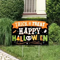 Big Dot of Happiness Jack-O'-Lantern Halloween - Kids Halloween Party Yard Sign Lawn Decorations - Trick or Treat Party Yardy Sign
