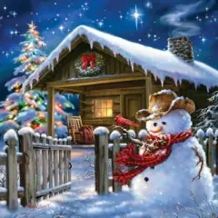 Sunsout Christmas Cheer 550 pc Christmas Jigsaw Puzzle 57148