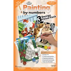 Royal & Langnickel(R) Paint By Number Kit 8.75"X11.75" 3/Pkg