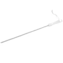 Brushtech B135C Sink Drain Hair Removal Brush 17.25 x .5 inches White