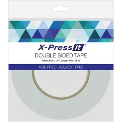 X-Press It Double-Sided Tape 6mm-.25"X55yd