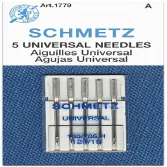 Schmetz Universal Regular Point Machine Needles-Size 120/19 5/Pkg