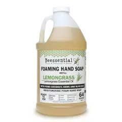 Beessential Foaming Hand Soap Refill Lemongrass 64 Fluid Ounce