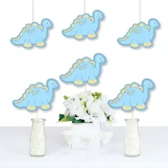 Big Dot of Happiness Baby Boy Dinosaur - Decorations DIY Baby Shower or Birthday Party Essentials - Set of 20