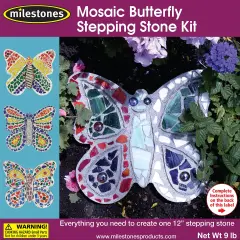Milestones Mosaic Stepping Stone Kit-Butterfly