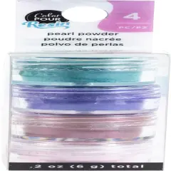 American Crafts Color Pour Resin Mix-Ins-Pearlescent Powder - Colors .4oz 4/Pkg