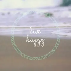 Live Happy Poster Print by Lisa Hill Saghini - Item # VARPDX10152J