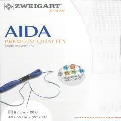 PrecutZweigart Aida extra fine 20 count Antique White