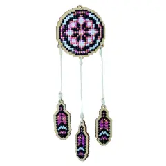 Dreamcatcher - Pink CSW202 Diamond Painting on Plywood Kit