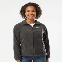 Columbia&reg; Women&rsquo;s Benton Springs Fleece Full-Zip Jacket Charcoal heather