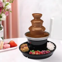 Kitcheniva 3 Tier Stainless Steel Luxury Cheese Chocolate Fountain Machine