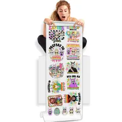 Easter Slasher Horror Movie Vibes DTF Transfer - Direct-to-Film Gang Sheet - 20x60