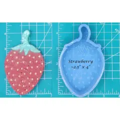Strawberry silicone freshie mold