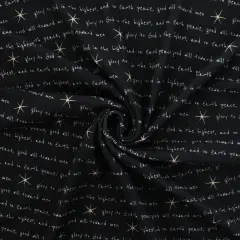 Glory to God Christmas Bullet Fabric 1 yard