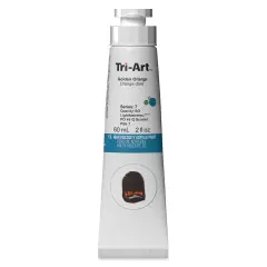 Tri-Art High Viscosity Artist Acrylic - Golden Orange, 60 ml tube