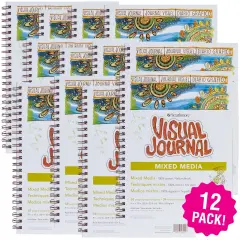 Multipack of 12 - Strathmore Visual Journal Mixed Media Vellum 9"X12"-34 Sheets