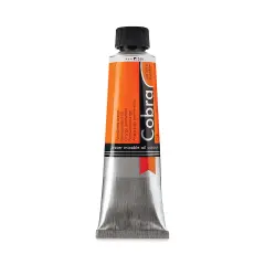 Cobra Artist Water Mixable Oil Paint - Permanent Orange, 150 ml tube