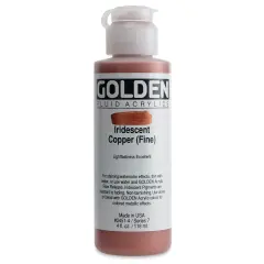 Golden Fluid Acrylics - Iridescent Copper (Fine), 4 ozbottle