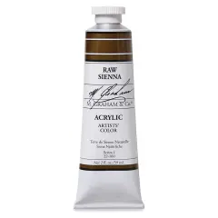 M. Graham Artists' Acrylics - Raw Sienna, 2 oz tube